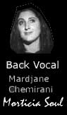 Mardjane Chemirani alias Morticia Soul